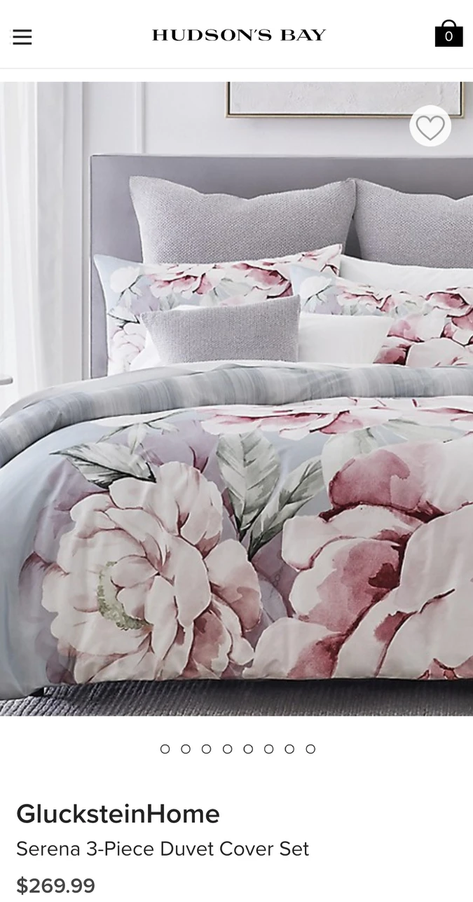 GlucksteinHome 3 pieces duvet cover set thumbnail