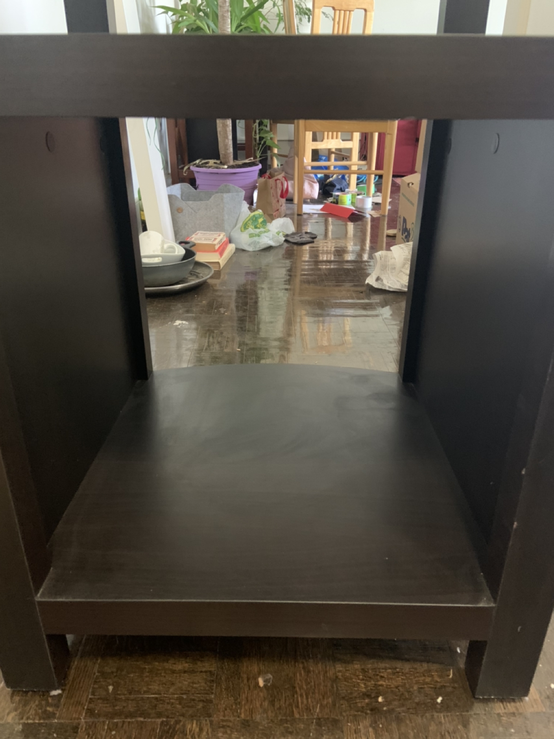 Strong wooden book shelf- moving sale( contents not included) - photo 5