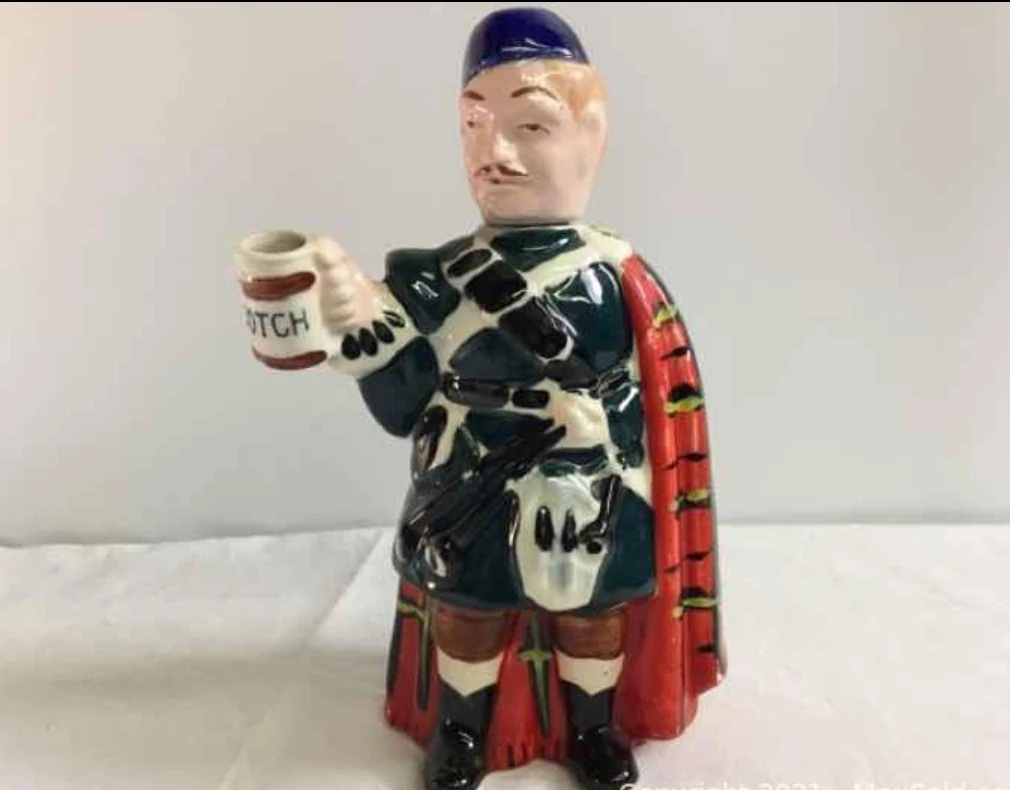 Vintage Scotsman Collectible Decanter