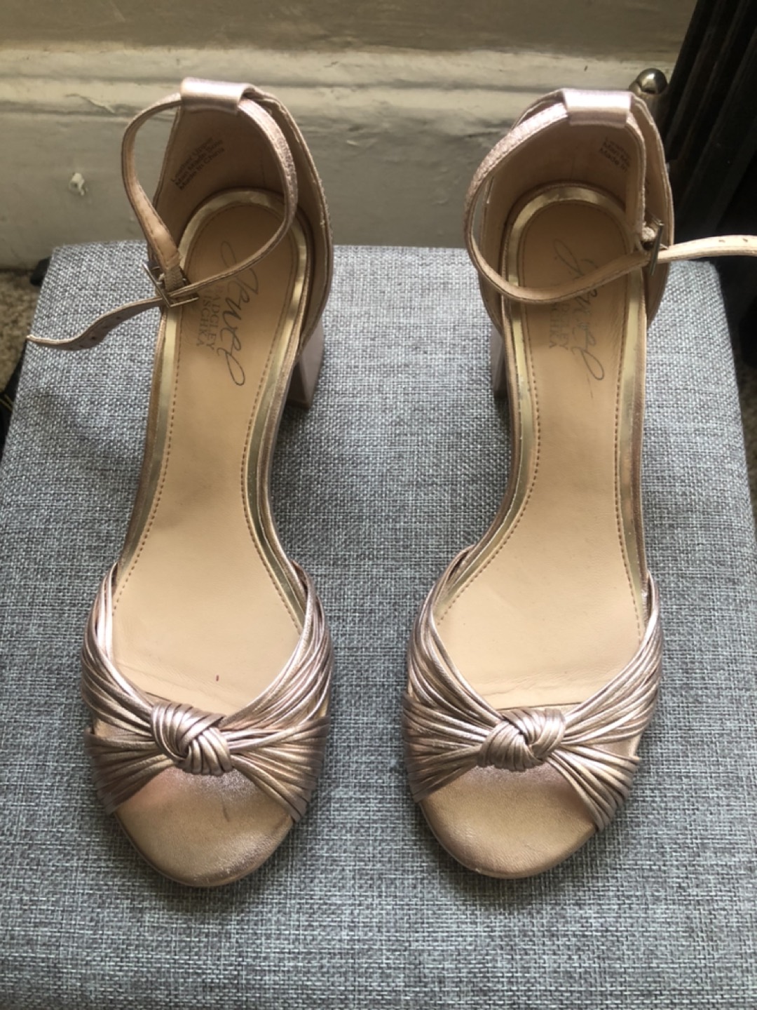 Badgley Mischka Block Heel thumbnail