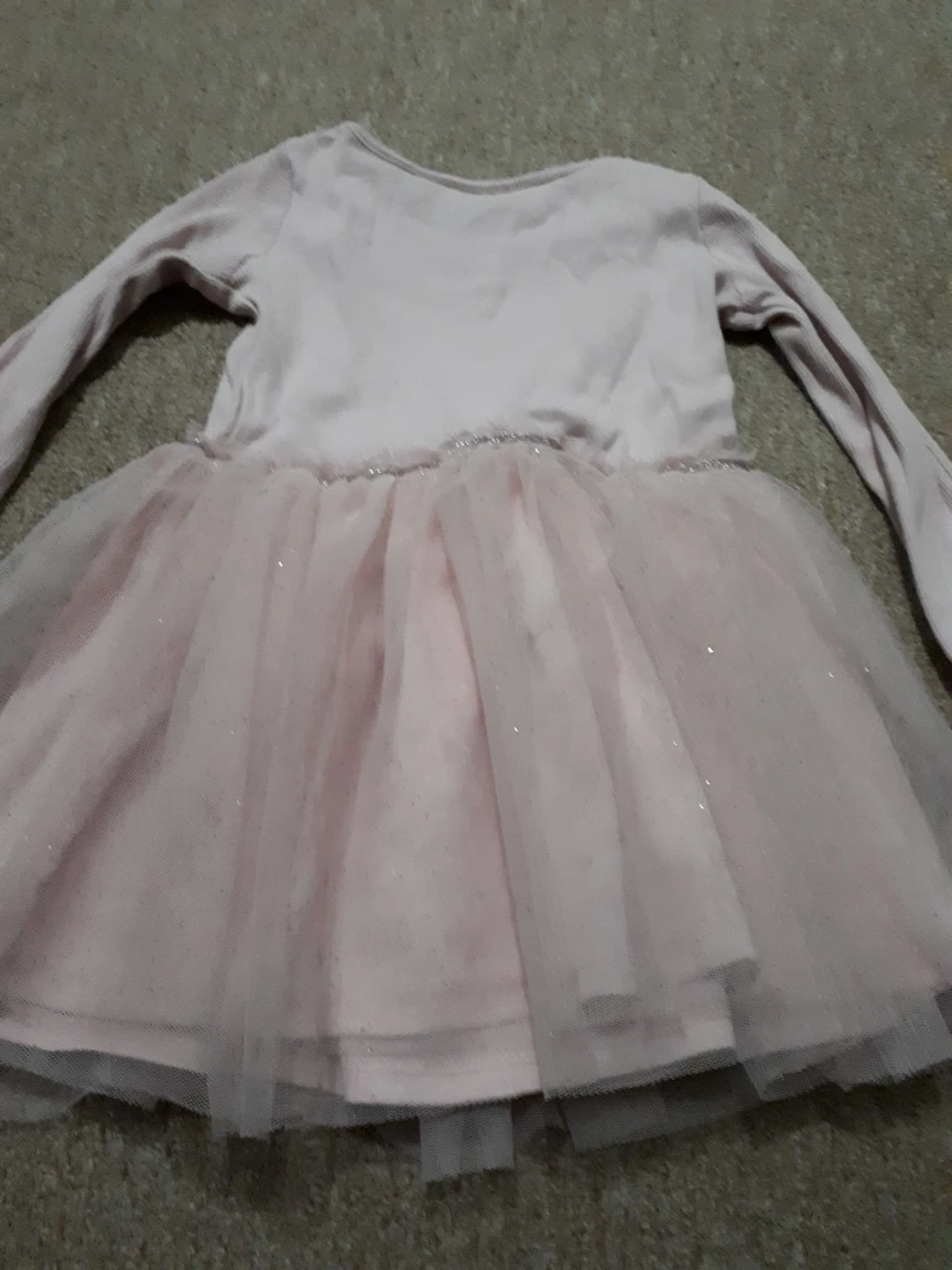 long-sleeve pink dress - photo 2