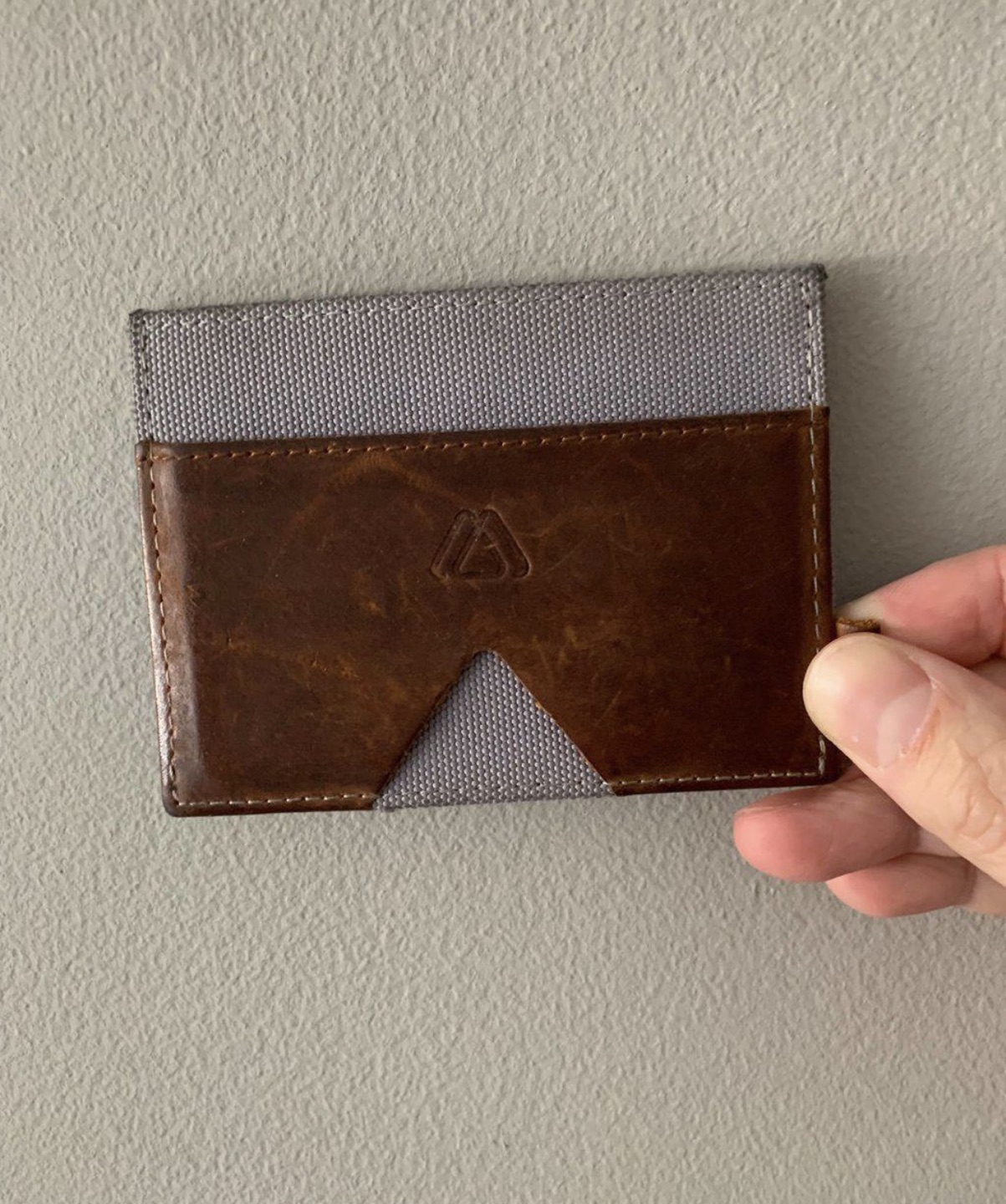 Genuine Leather & Nylon Card Holder thumbnail