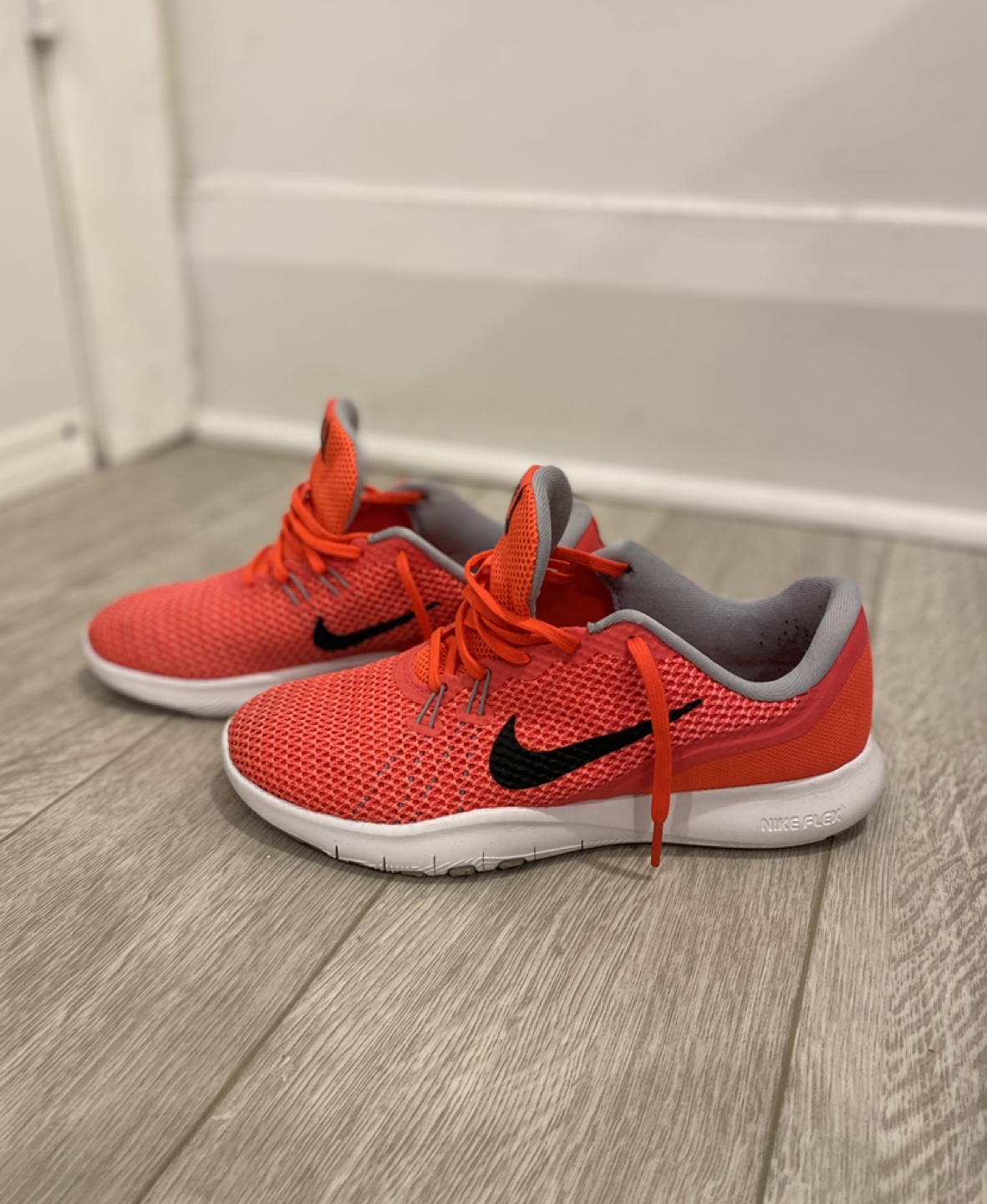 Neon Bright Orange Nike shoes / sneakers - photo 2