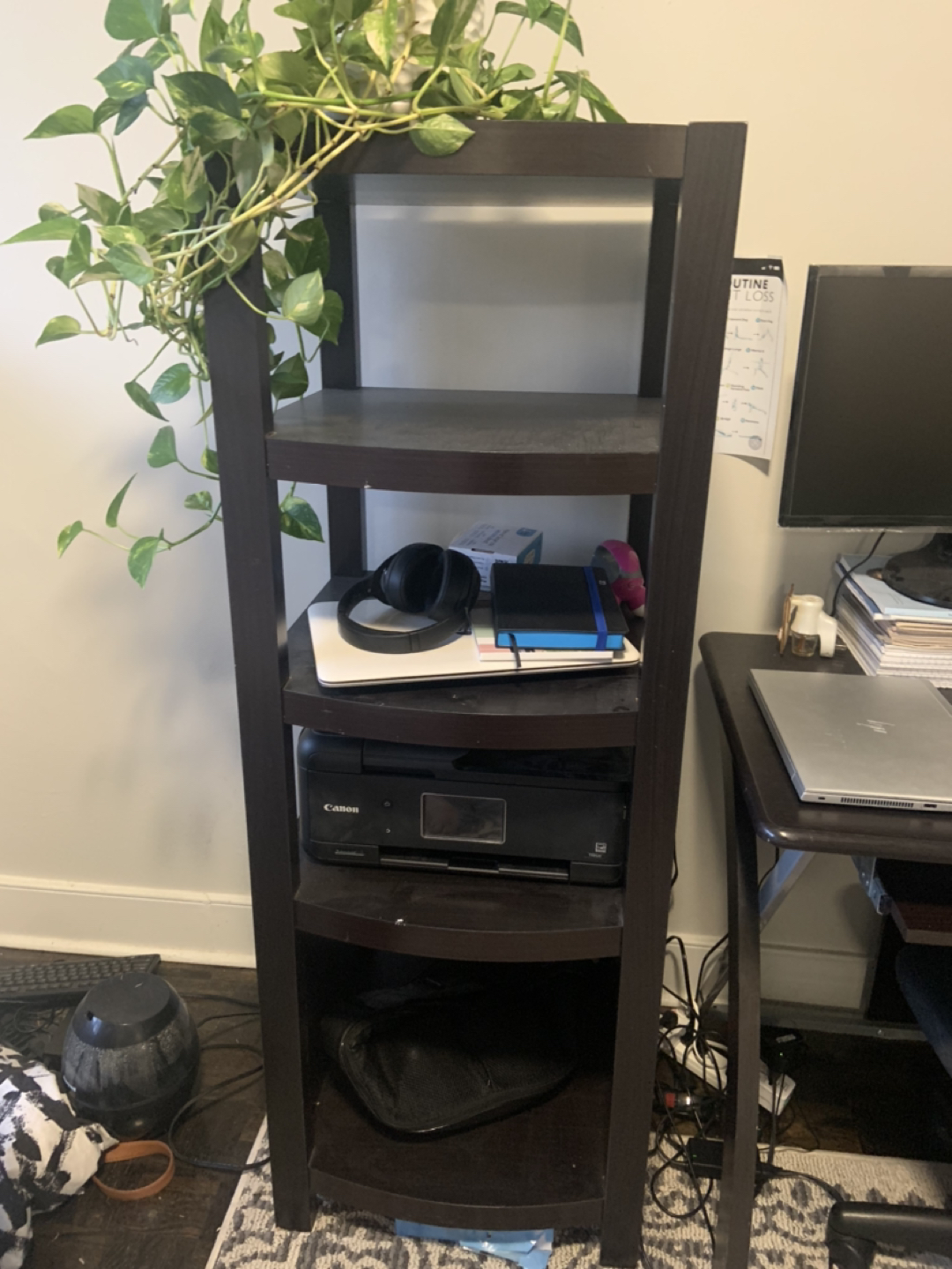 Strong wooden book shelf- moving sale( contents not included) - photo 2