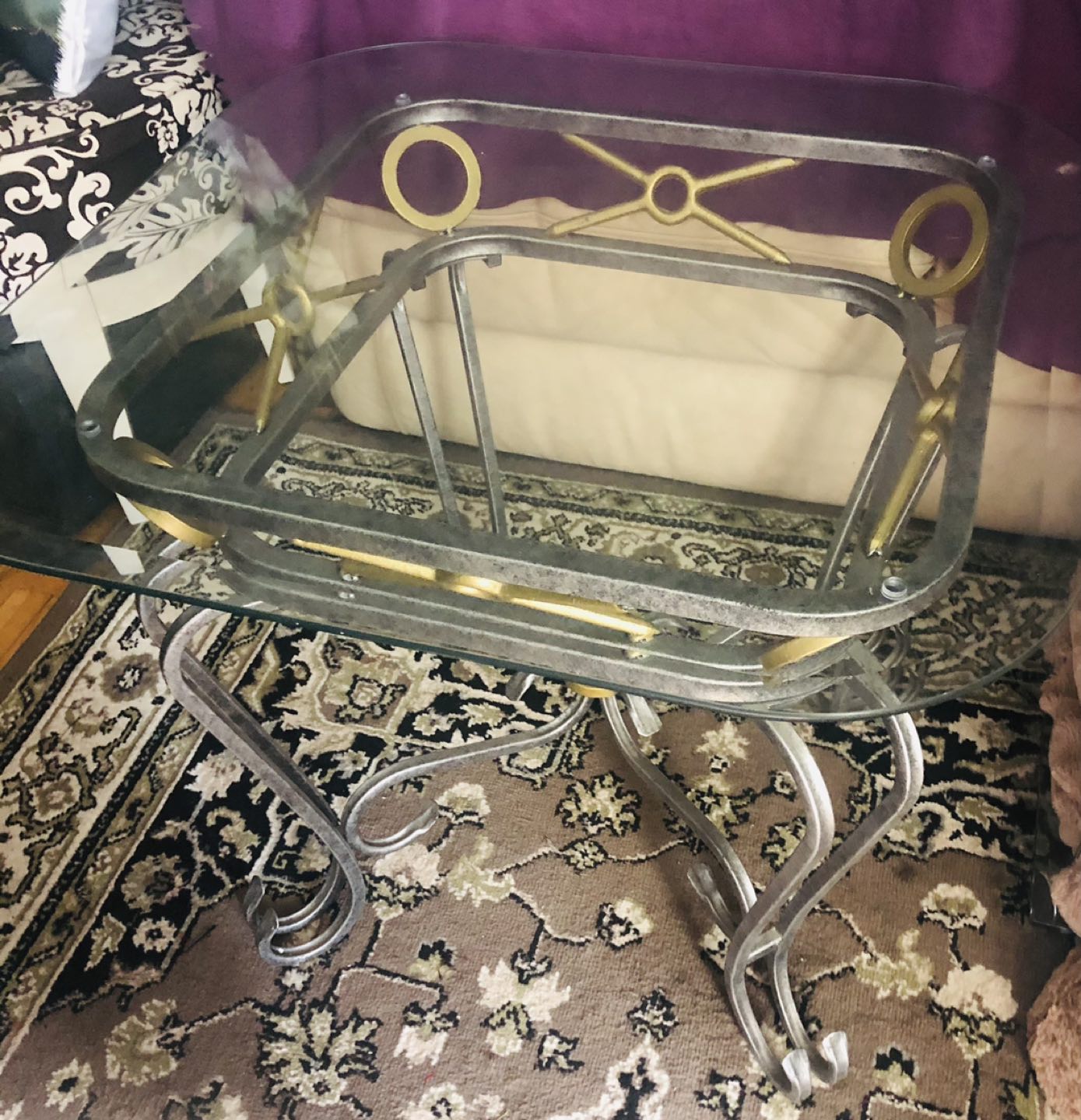 Glass Table 22Hx26W for $25 PickUp:Eglinton & Mt.Pleasant 