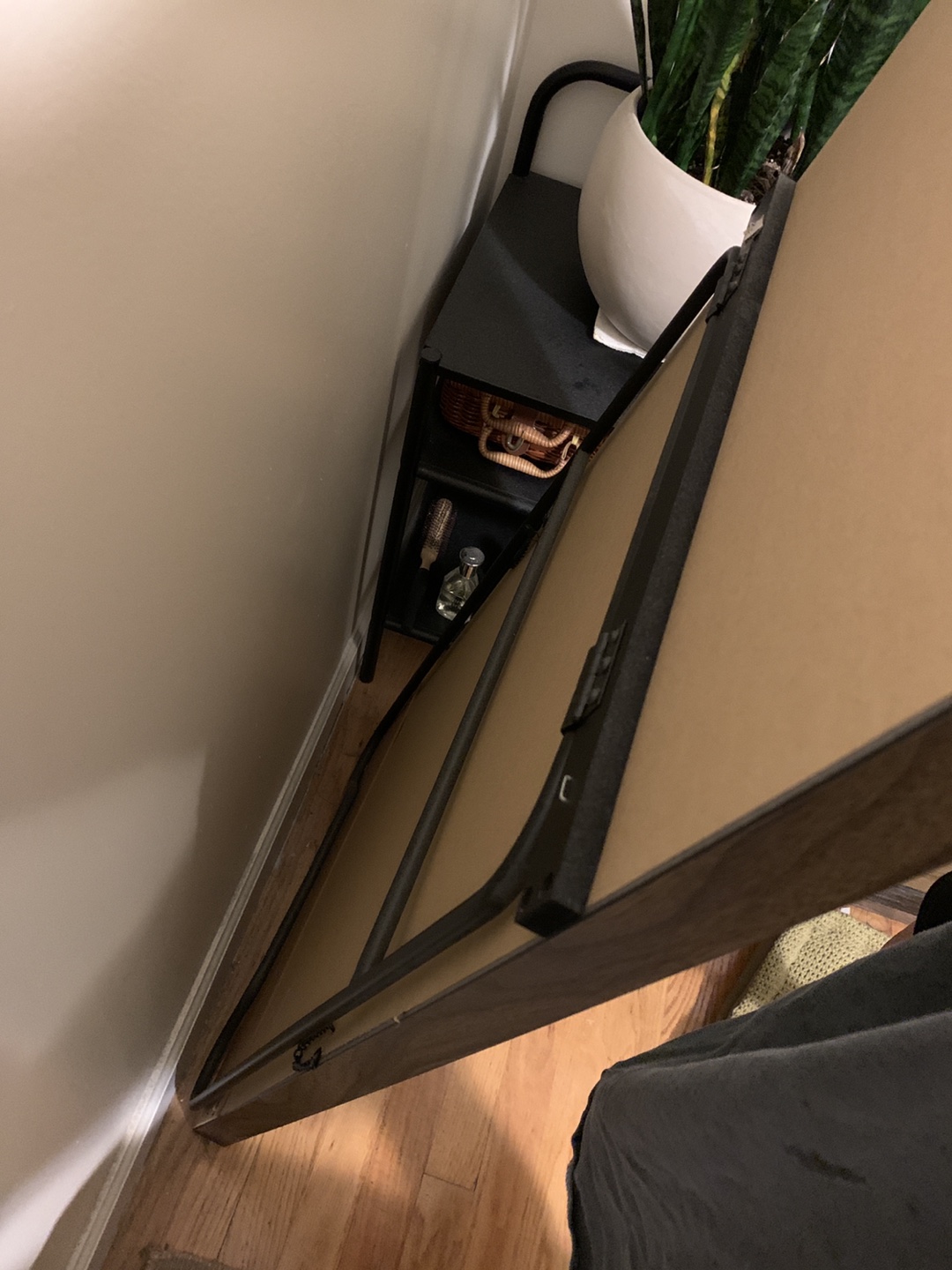 Wood frame floor mirror - photo 3
