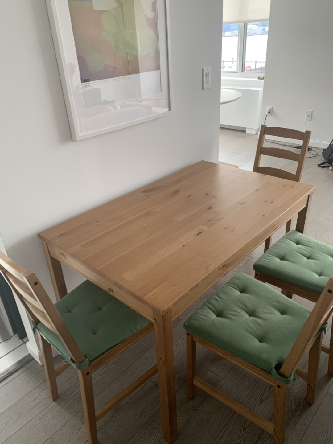 Dining set (table + 4 chairs) - photo 2