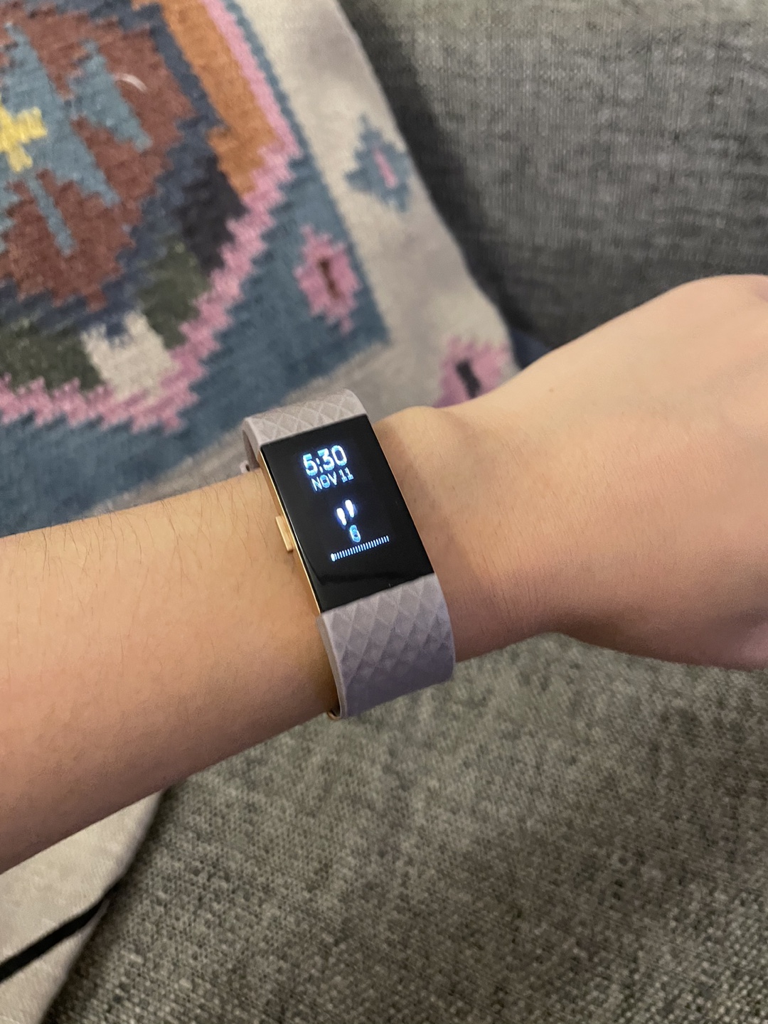 Fitbit Charge 2 Lavender + Rose Gold