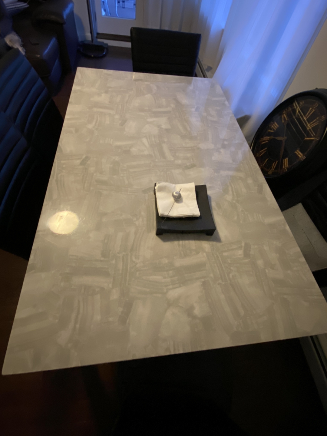 Way fair Marble-like Dining Set - photo 3