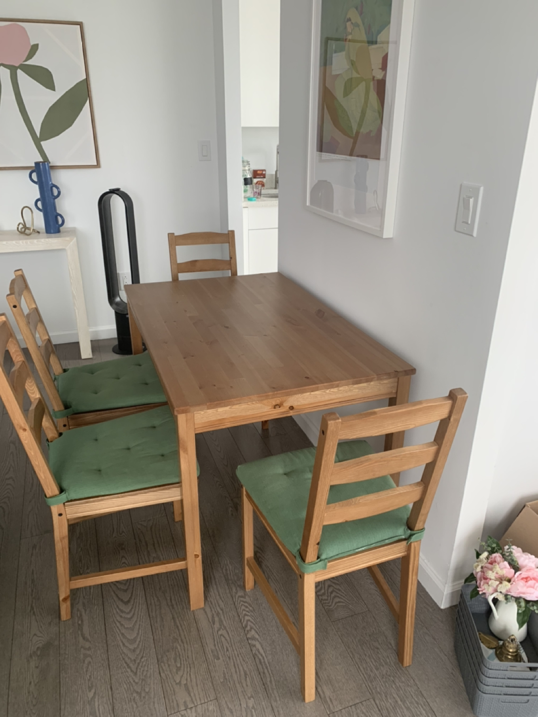 Dining set (table + 4 chairs) - photo 3