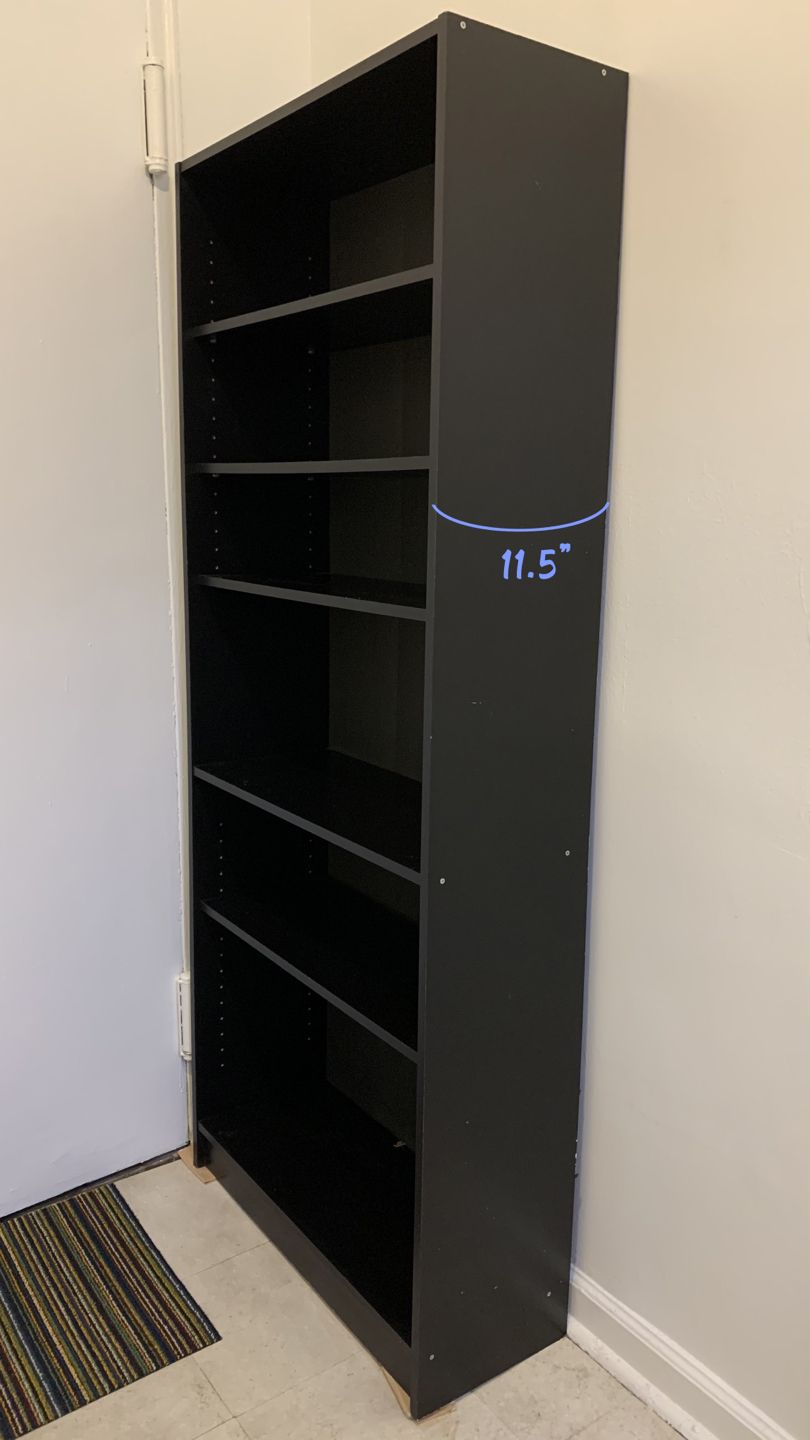 Ikea black shelf  - photo 2