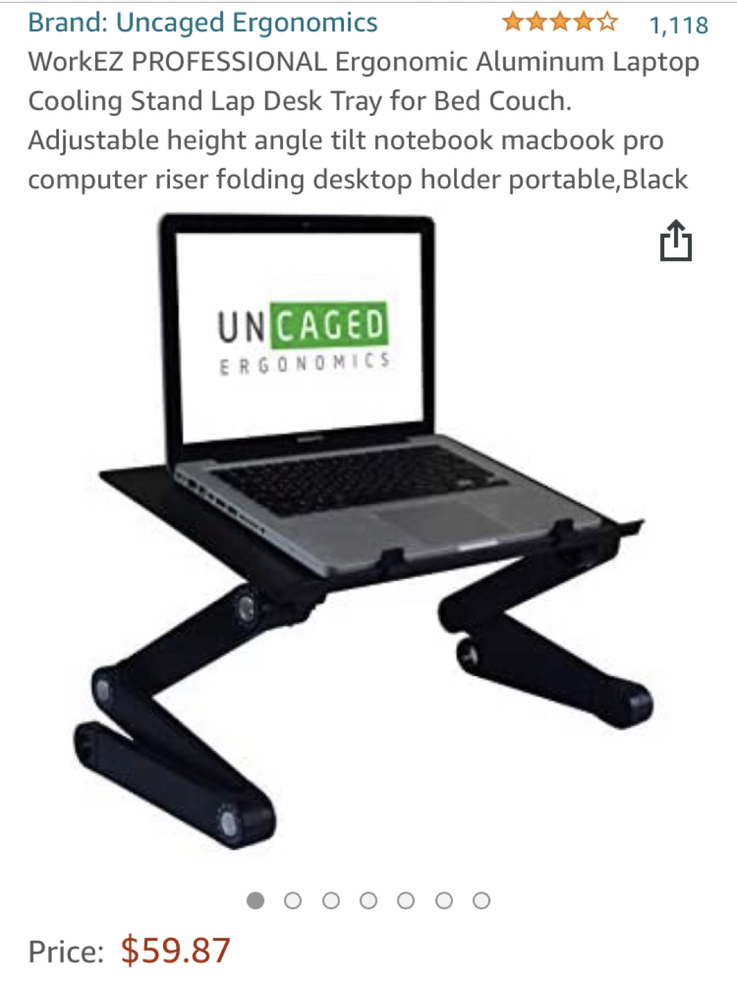 2 laptop stand with cooling fan  thumbnail
