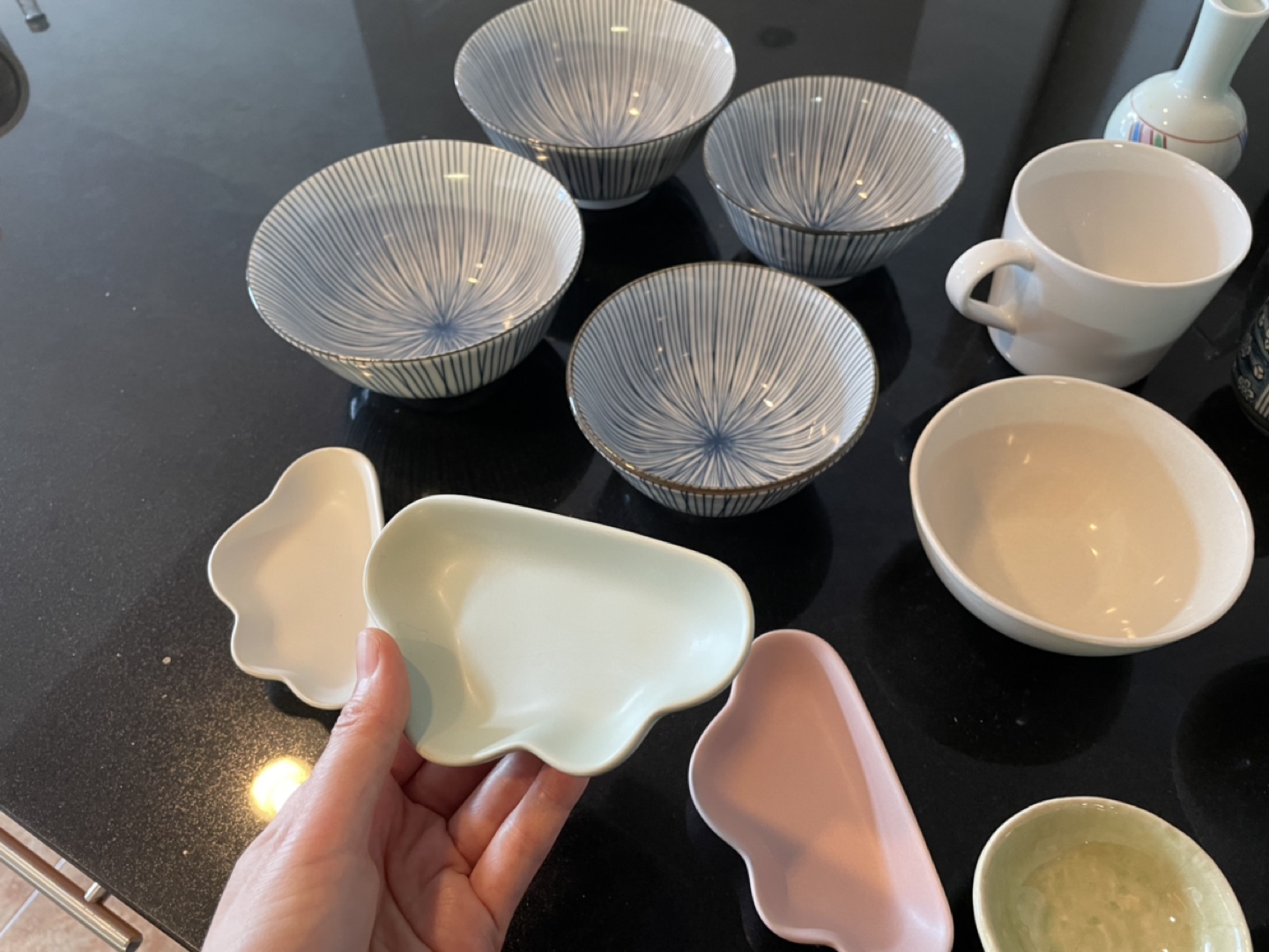 Tea pot set. Bowls. Plates. etc image indicator(8)