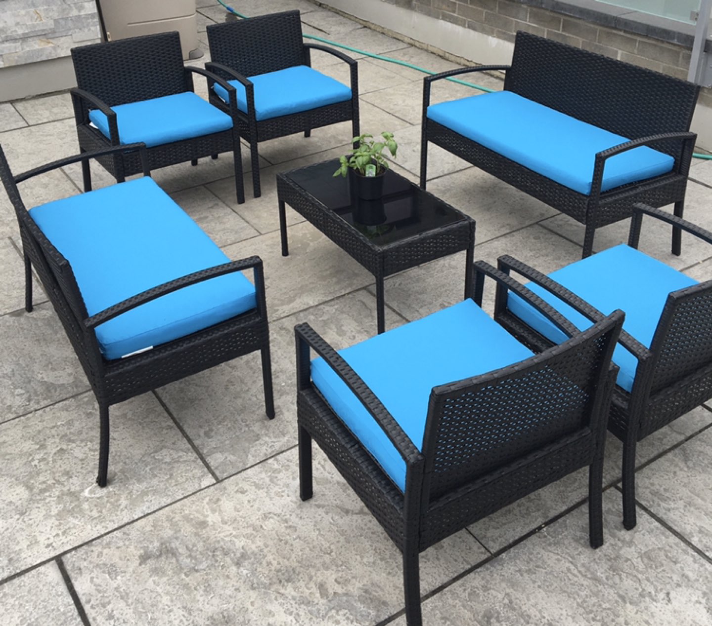 7 piece Patio furniture.