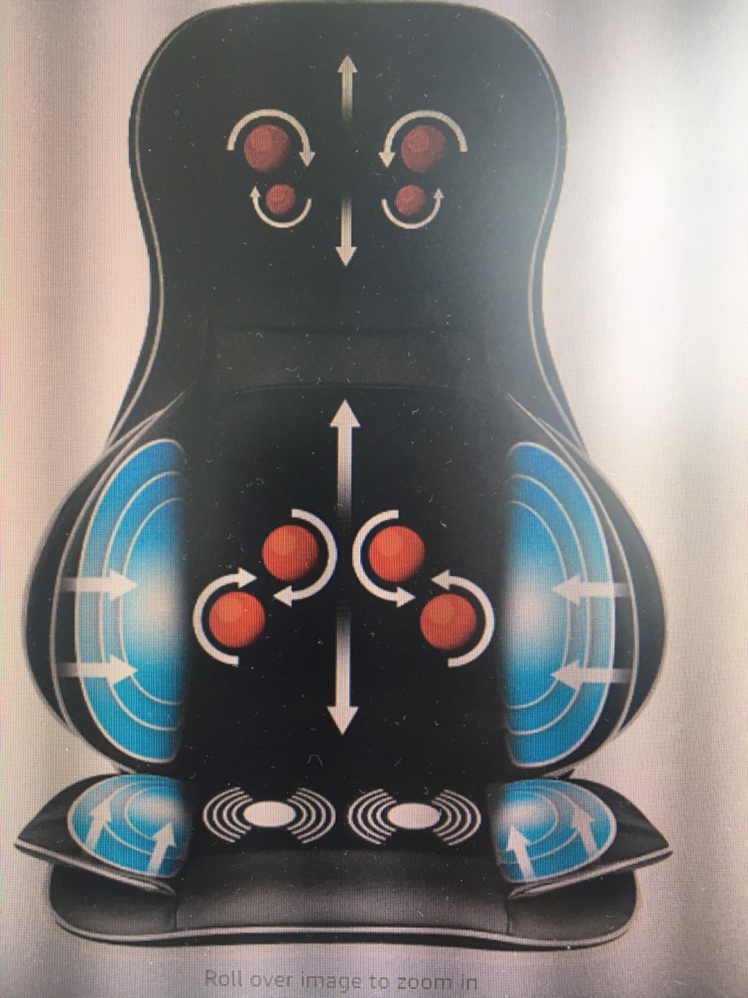 BRAND NEW Neck & Back Massager Seat Chair Pad