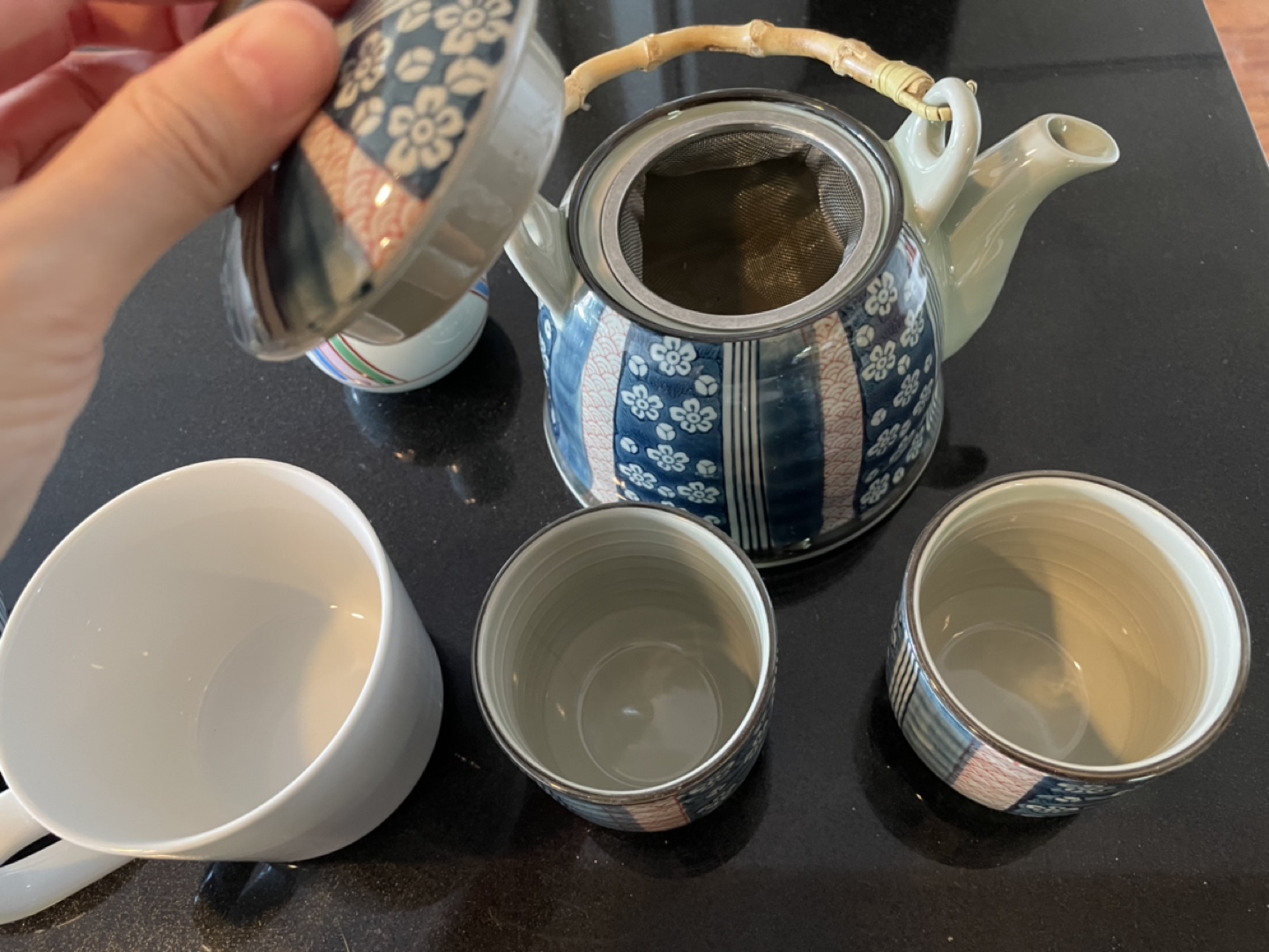 Tea pot set. Bowls. Plates. etc image indicator(6)