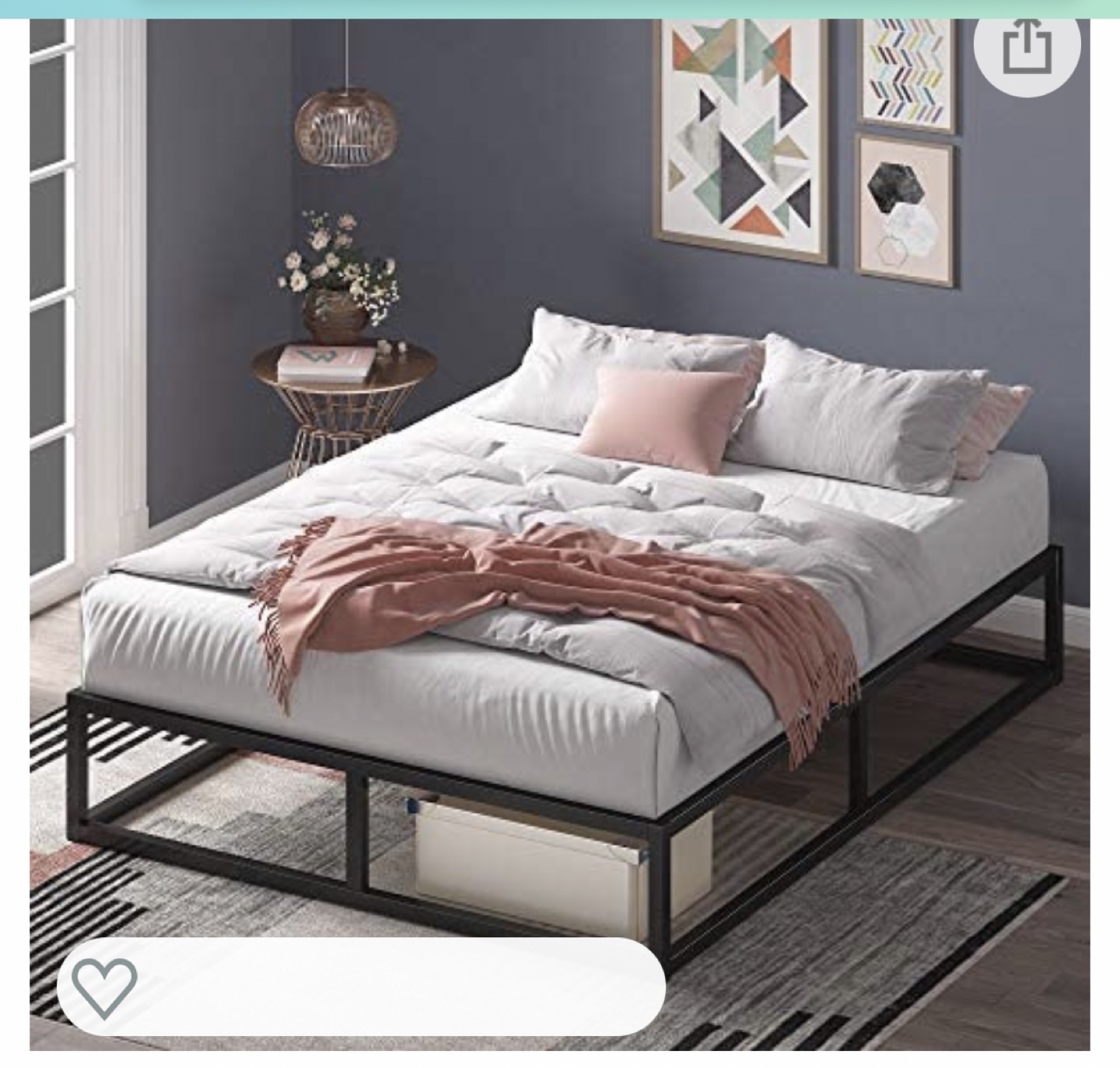 Zinus Modern Studio 10 Inch Platforma Low Profile Bed Frame  - photo 2