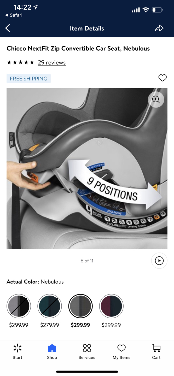 Car Seat Chicco NextFit Zip Convertible  - photo 3
