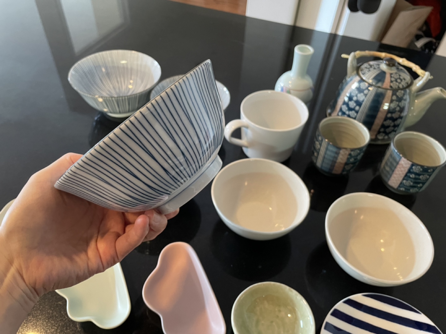 Tea pot set. Bowls. Plates. etc image indicator(9)