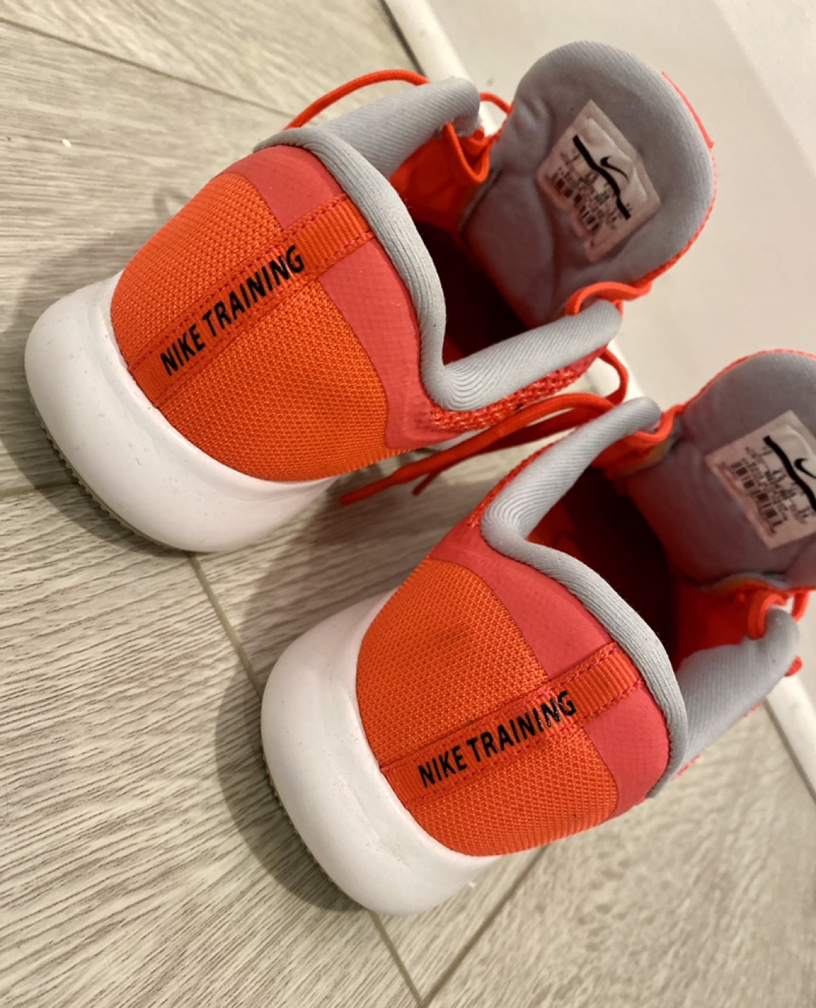 Neon Bright Orange Nike shoes / sneakers - photo 4