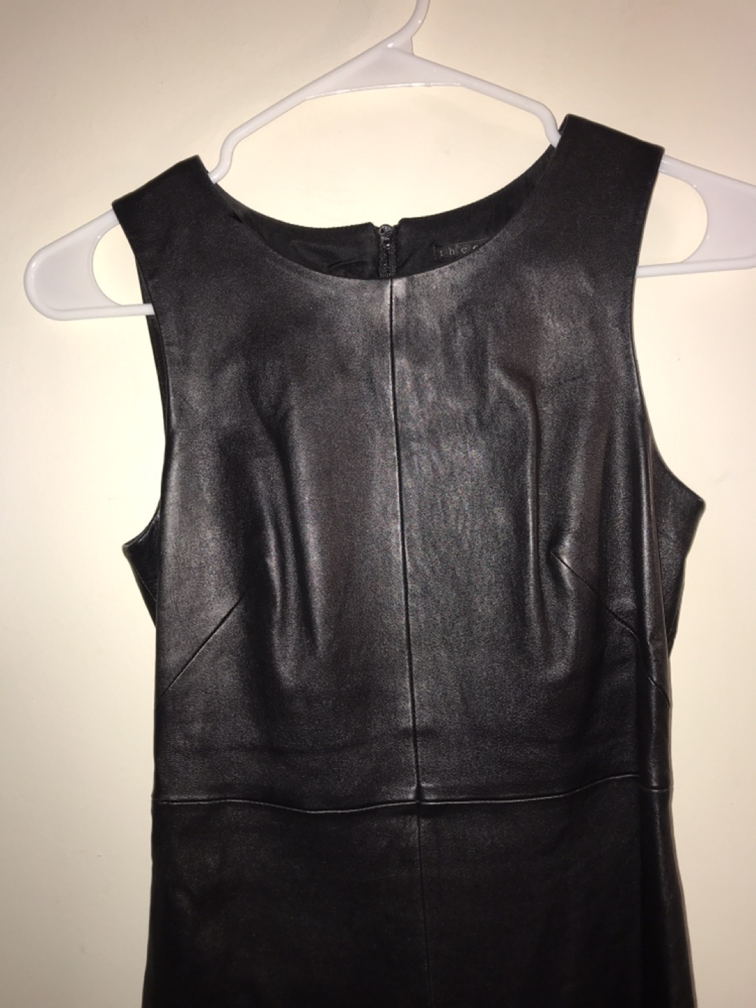 Theory lamb leather dress, perfect condition