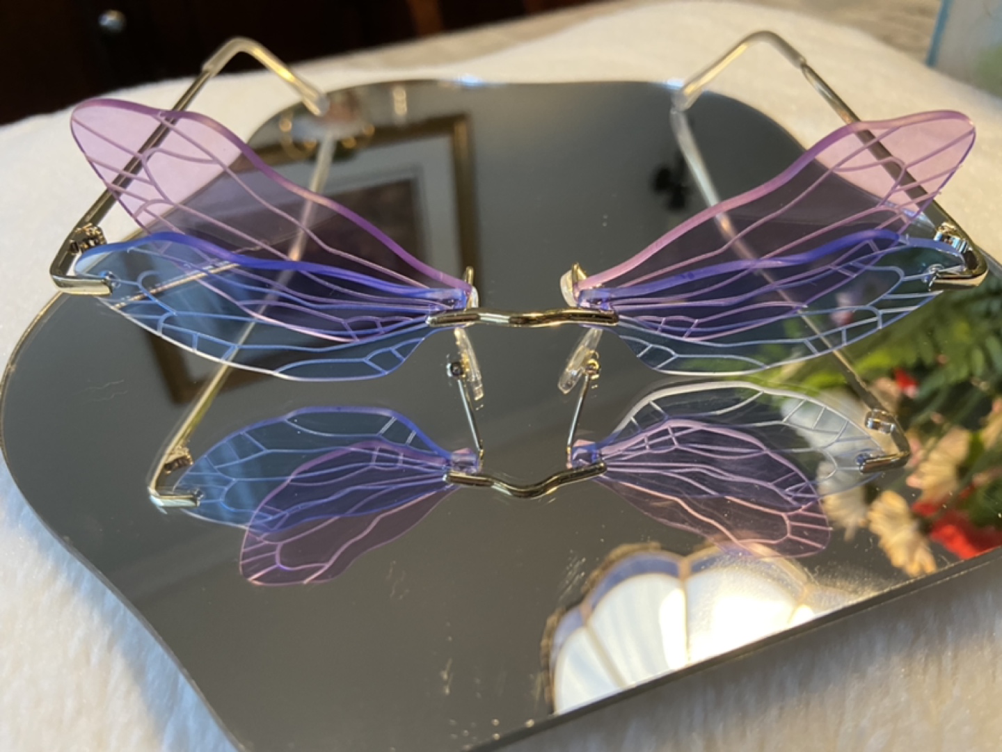 butterfly sun glasses  - photo 3