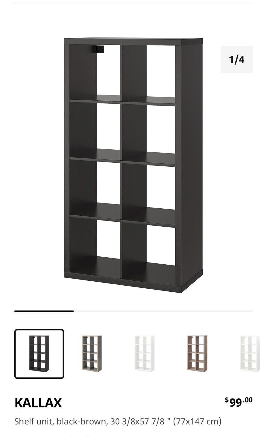 Booking shelving 