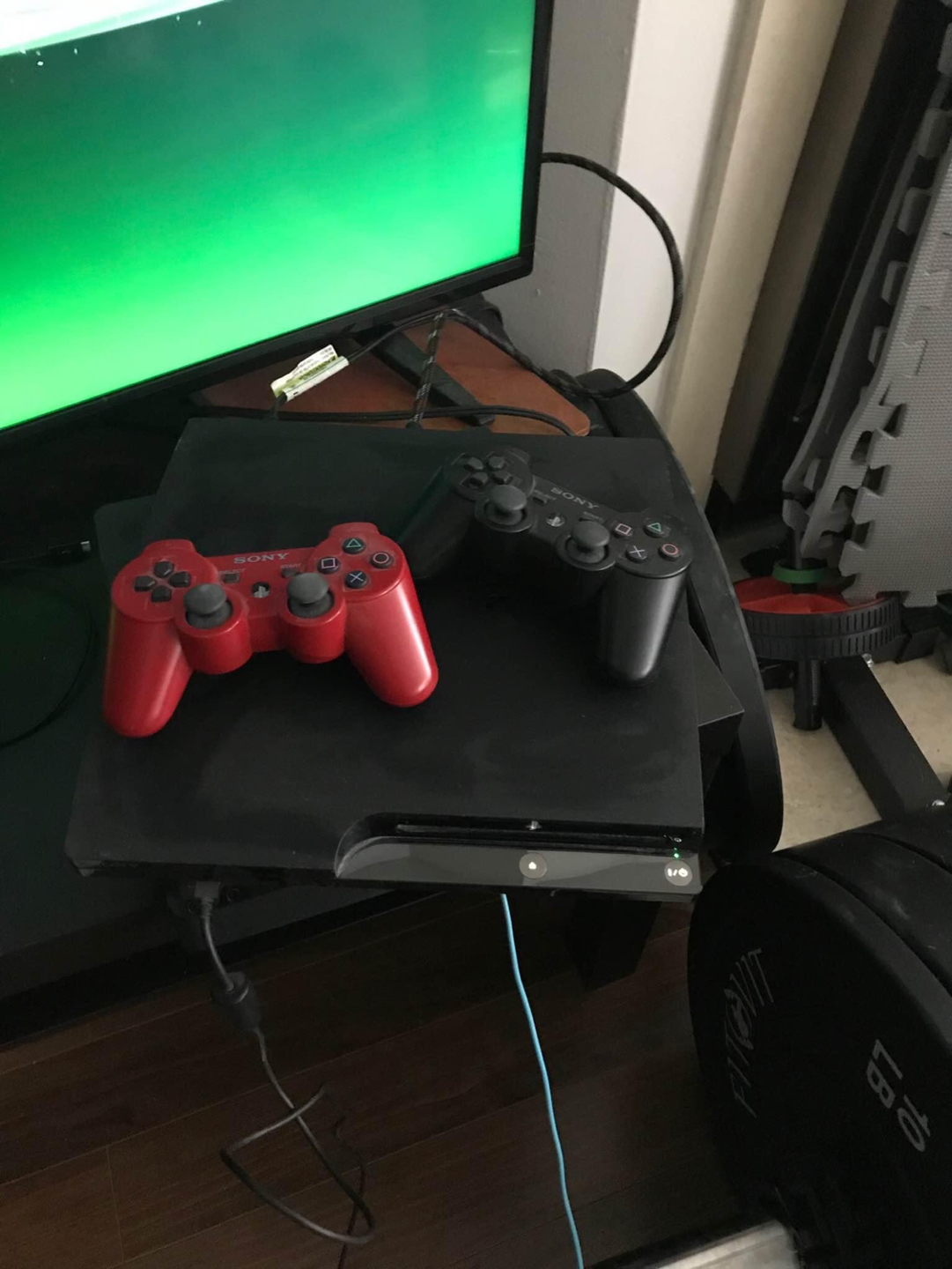 PS3 with Controllers thumbnail