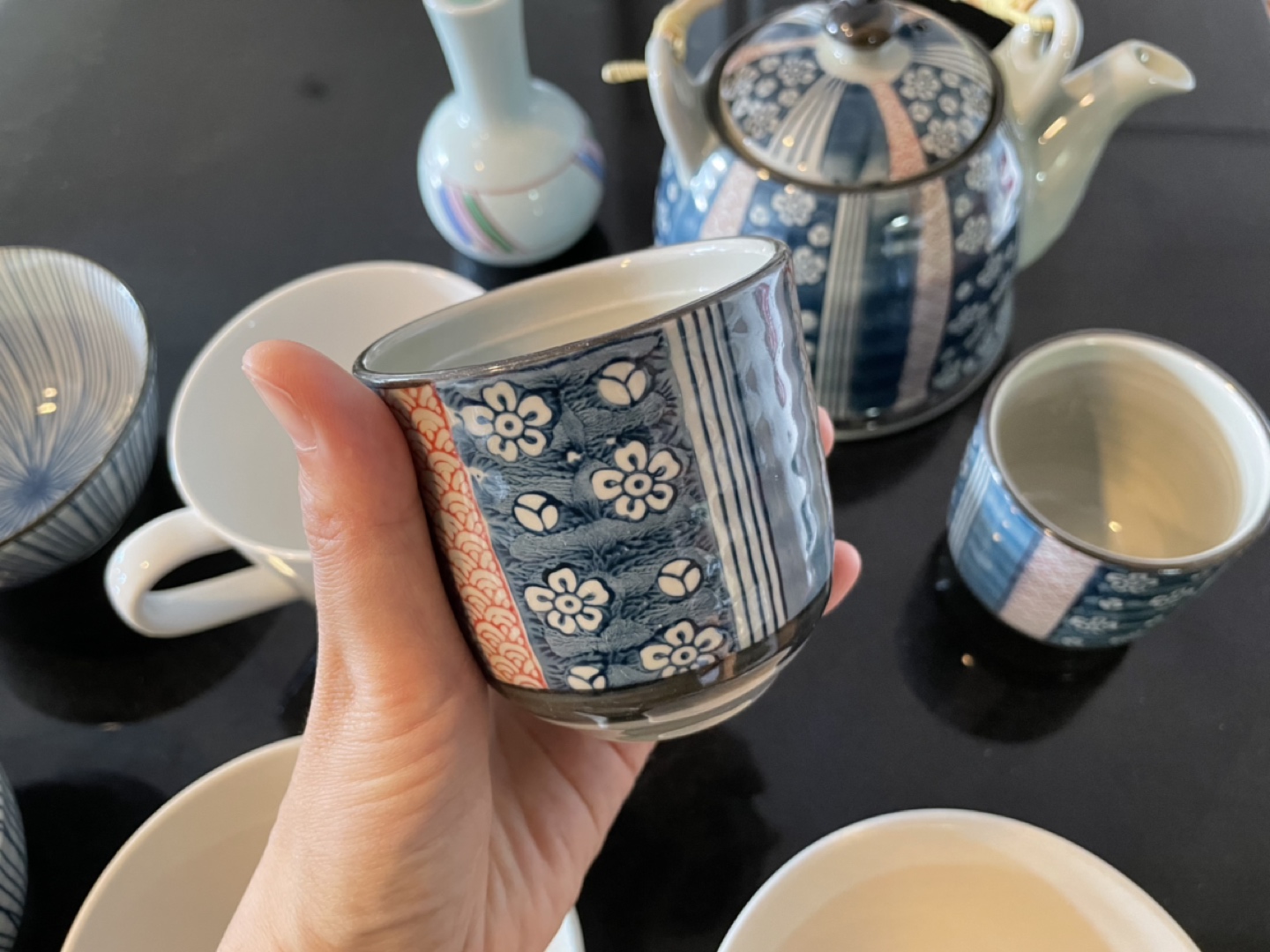 Tea pot set. Bowls. Plates. etc image indicator(7)