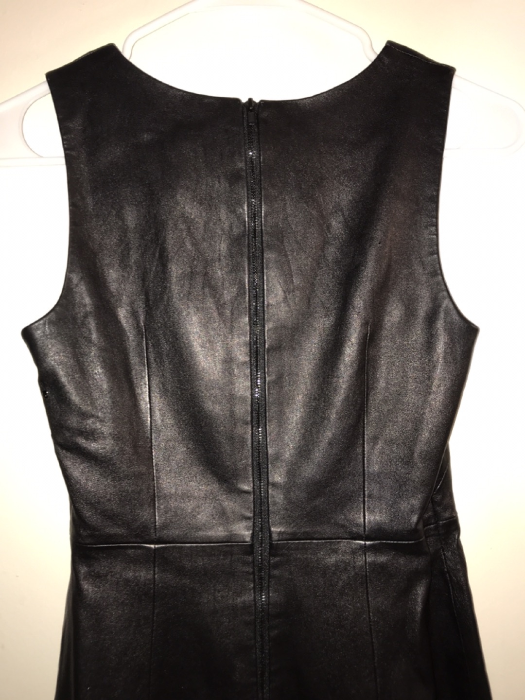 Theory lamb leather dress, perfect condition - photo 4