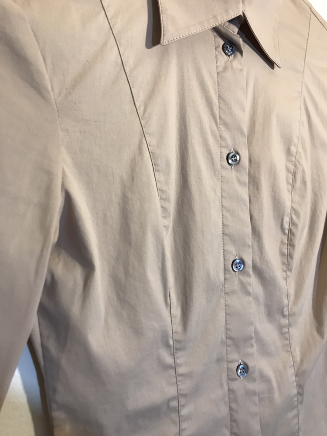 Adele Fado italian shirt, stretch cotton. Fits xs - photo 3