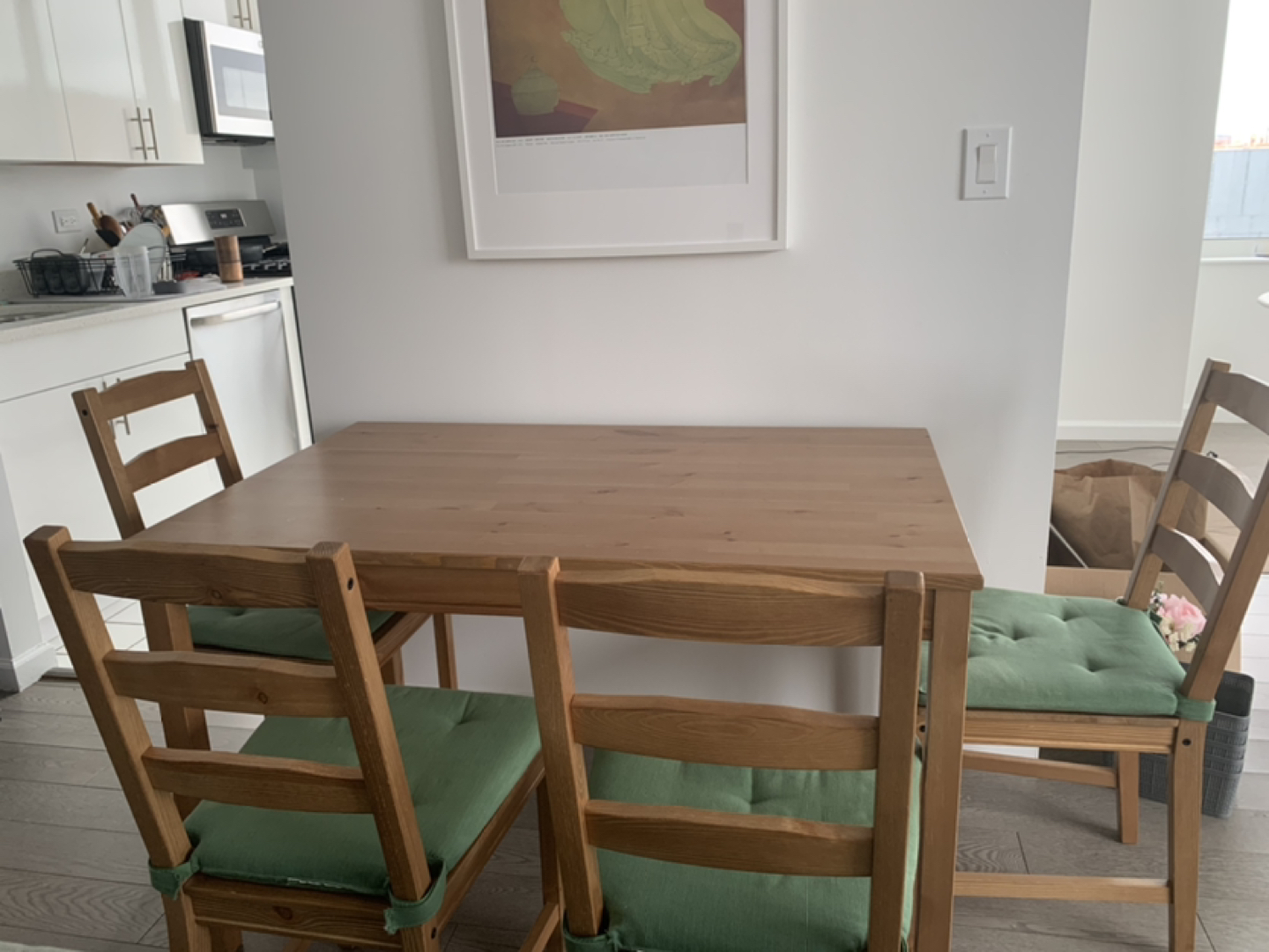Dining set (table + 4 chairs) - photo 4