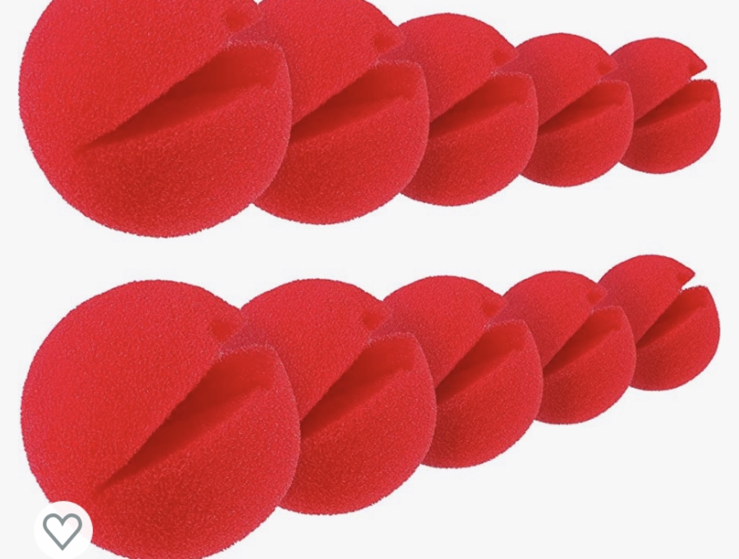 Foam red noses 