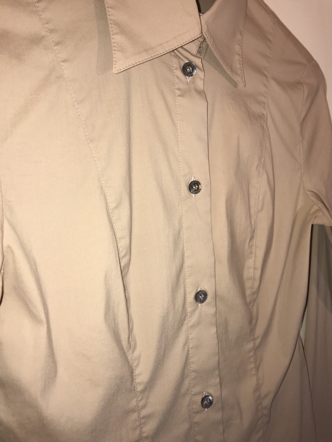 Adele Fado italian shirt, stretch cotton. Fits xs - photo 2
