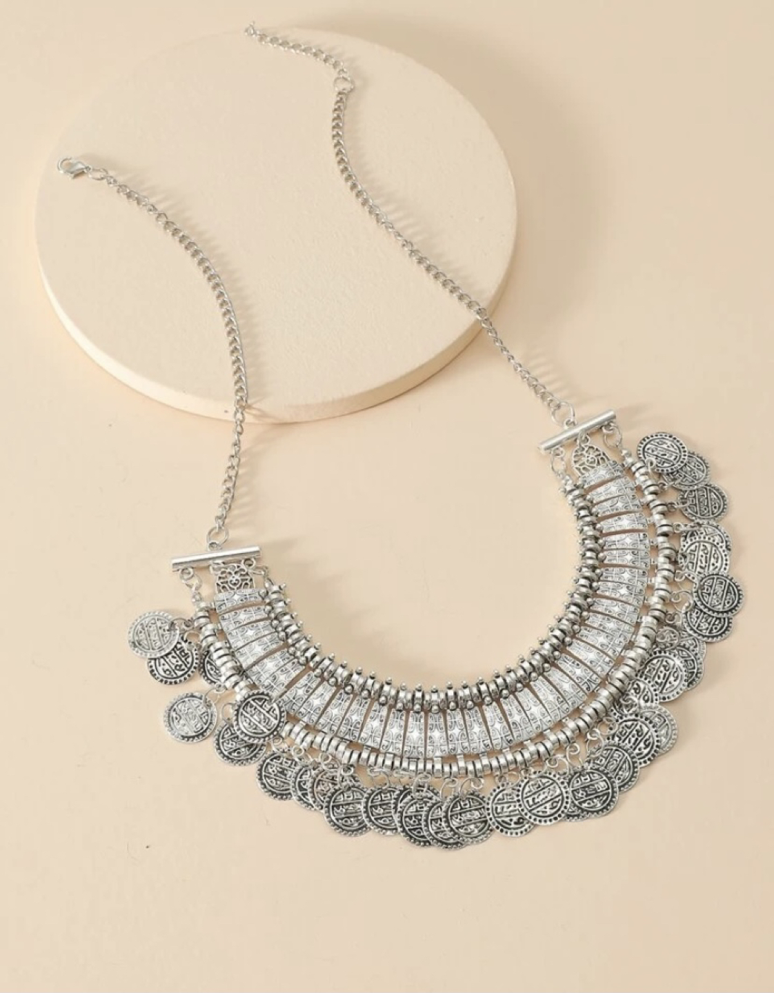 Round Tassel Necklace  - photo 2