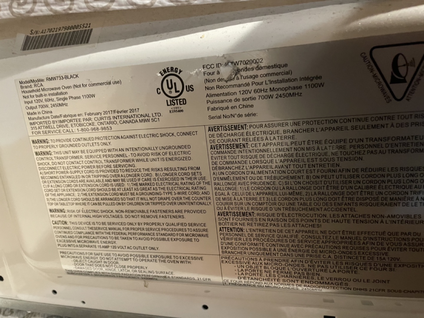 RCA oven for sale  thumbnail