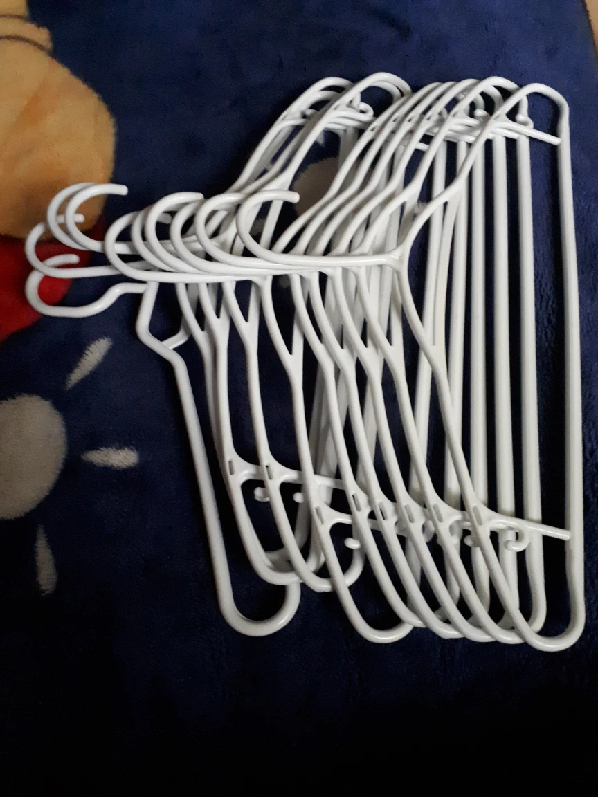 white thin hanger