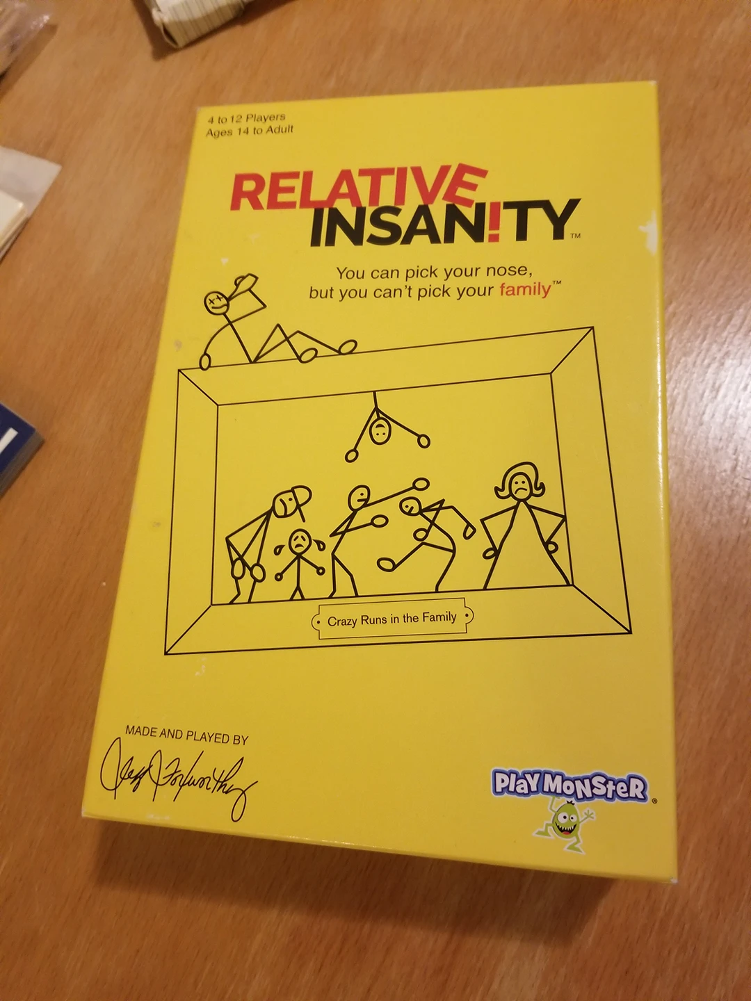 Family game "Relative Insanity"
