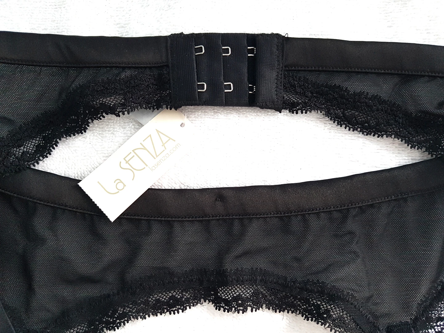 🆕️ Black garter belt w lace trim BNWT image indicator(6)