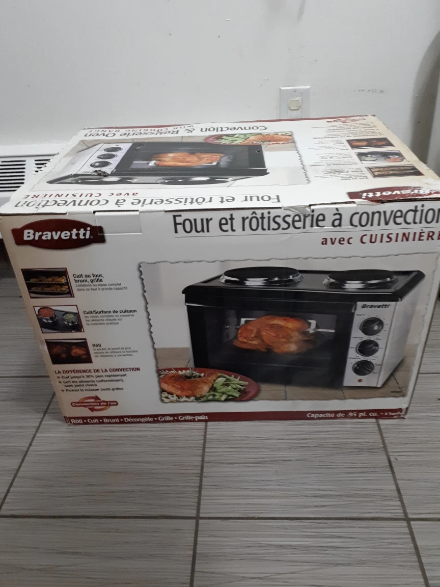 convection and rotisserie oven with cooking range
