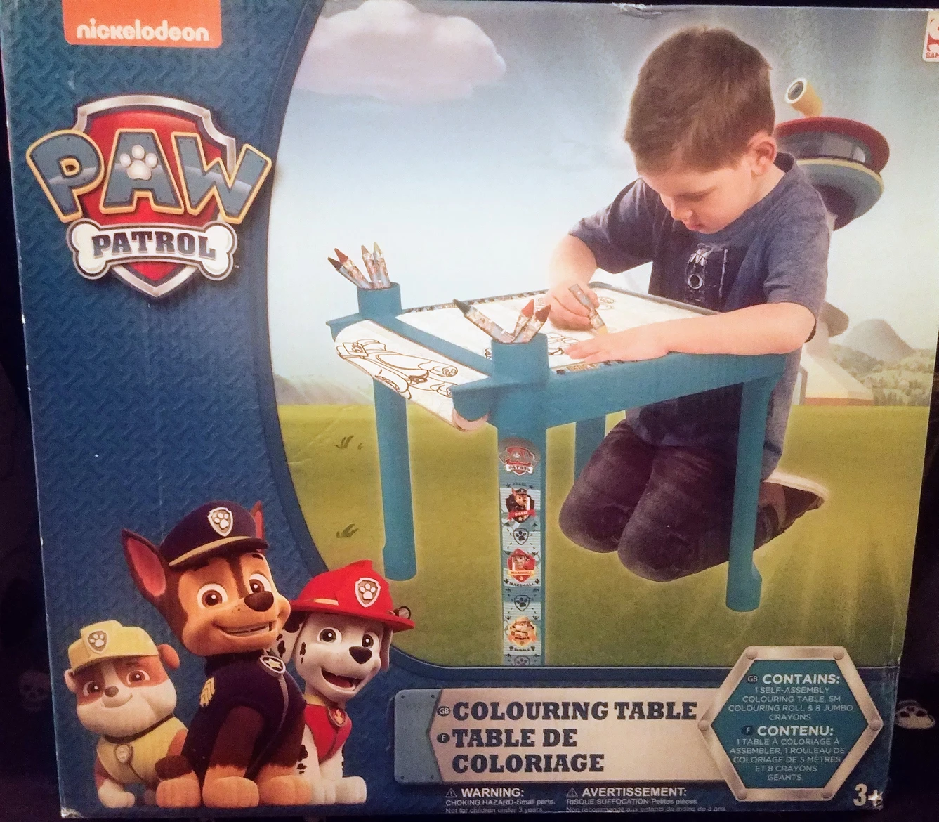 Paw Patrol Arts and Crafts Table