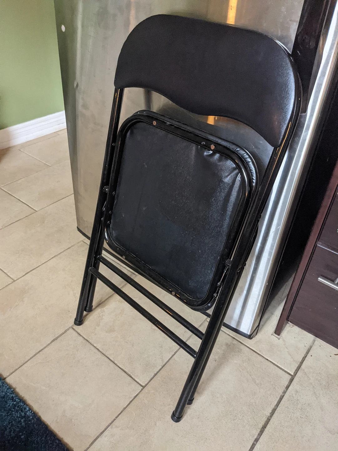 Cushioned Metal Folding Chair - photo 3