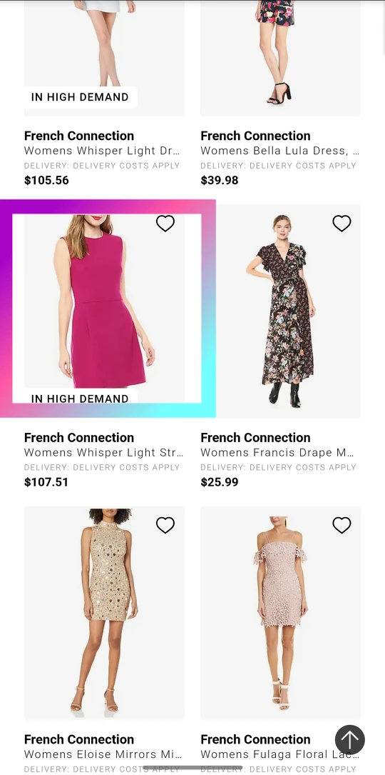 French Connection Pink Dress