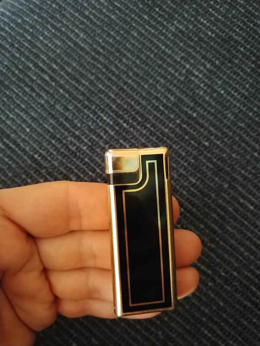 Colibri Lighter 1960 Gold and Black Tones