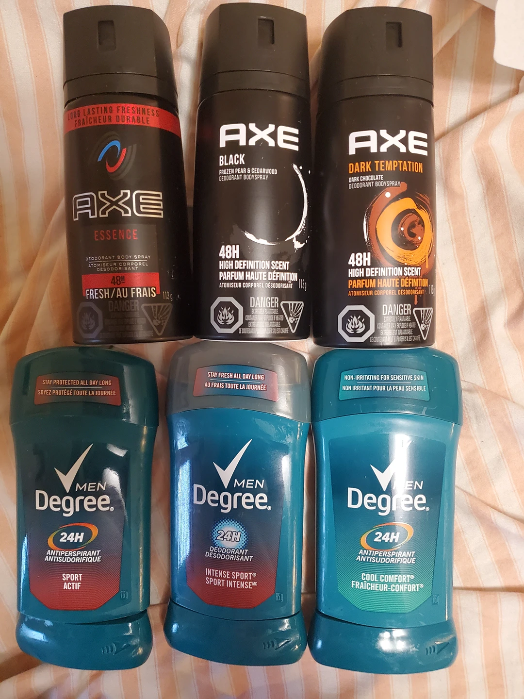 Brand new Axe and Degree men deodorant $3  ea thumbnail