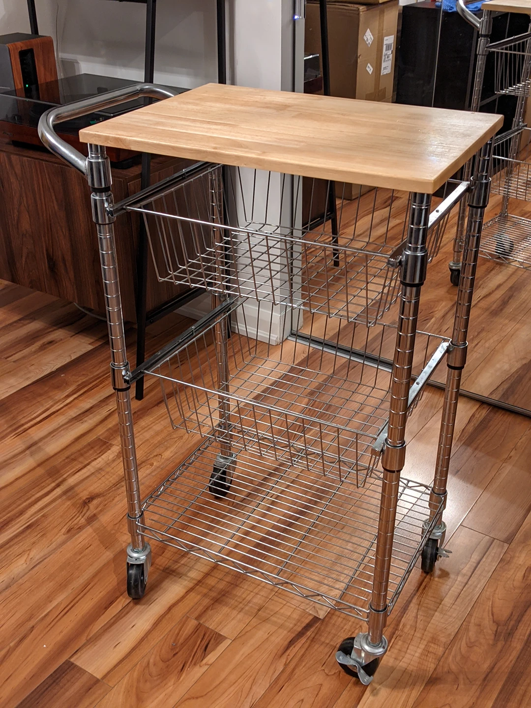 Kitchen Pantry Cart with Wheels thumbnail