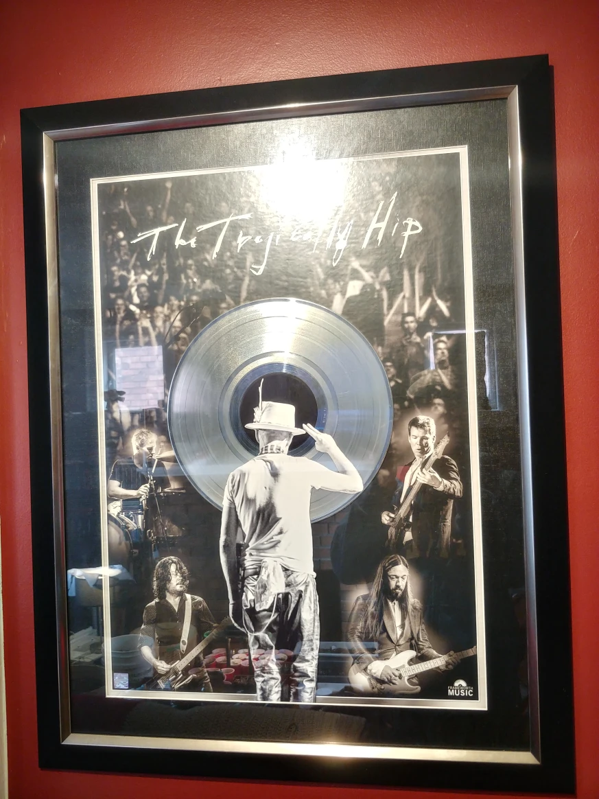 Commemorative "The Tragically Hip" Memorabilia