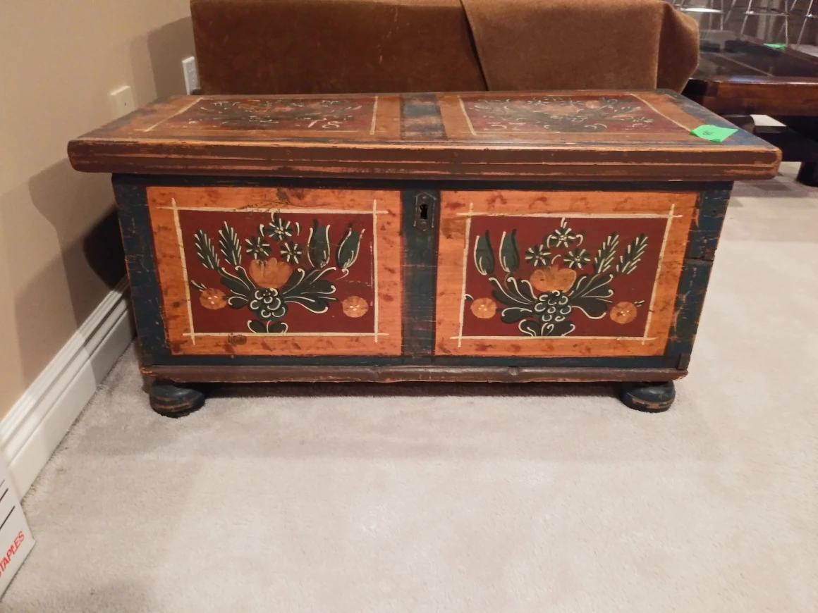 Vintage Blanket Box + Free Delivery