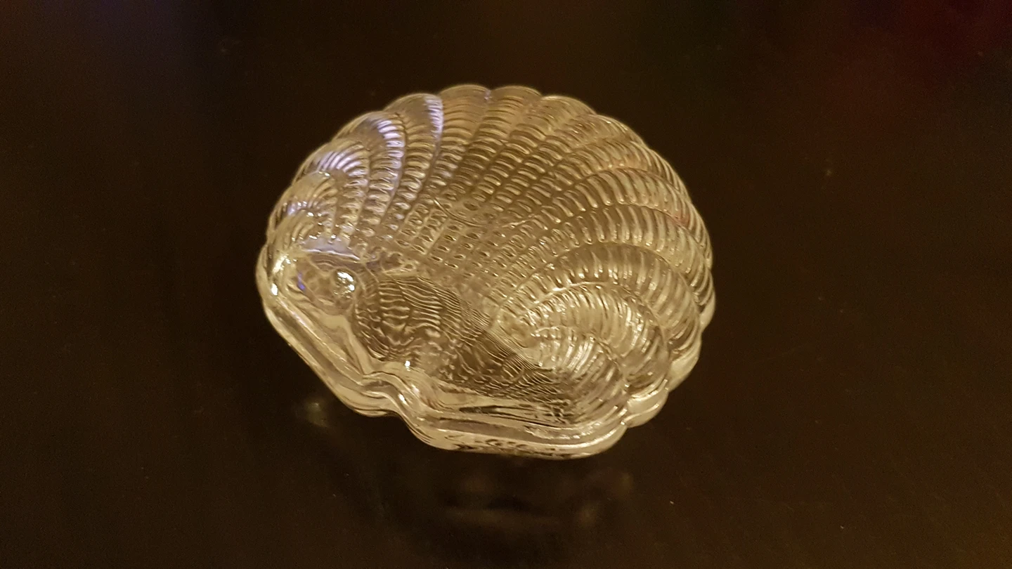 Glass Shell Jewelry Box / Trinket Box image indicator(2)