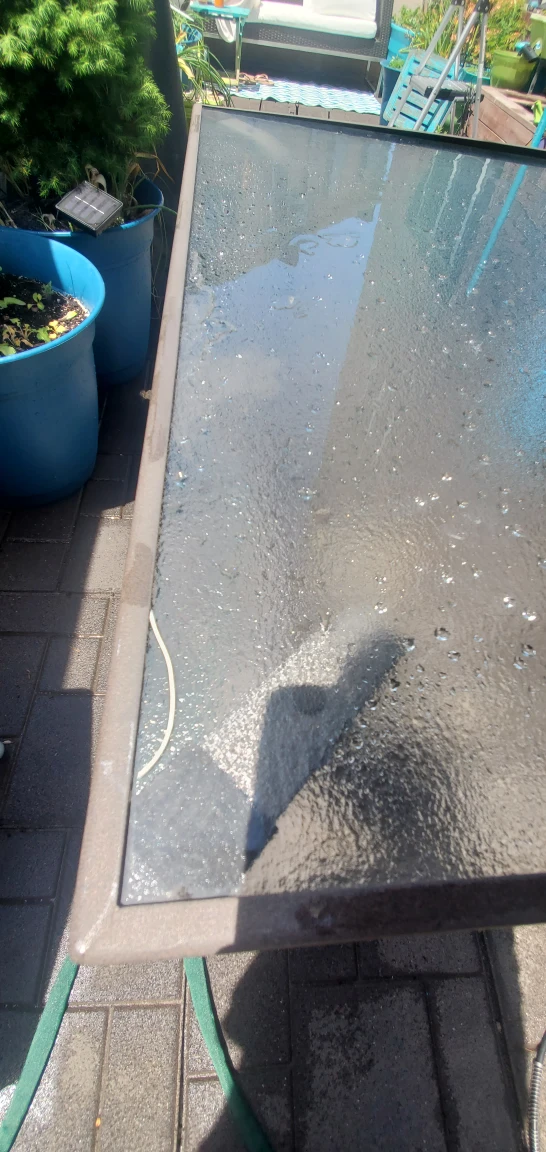 Outdoor Glass Top Patio Table - photo 5